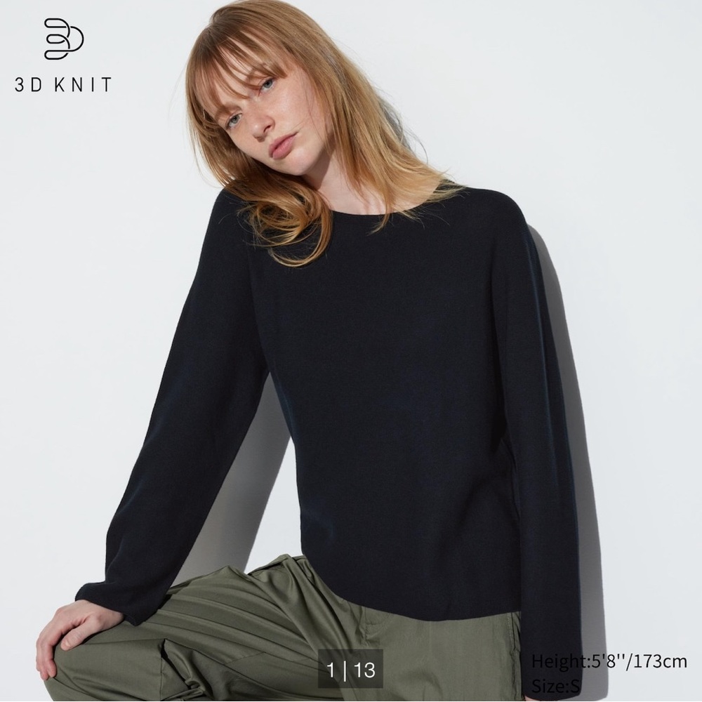 Uniqlo 3D Knit Cotton sweater